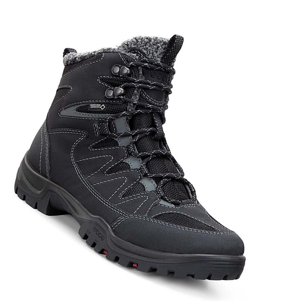 Ecco Womens Xpedition Iii Gtx Støvler Dame Svarte | NO 57ILH